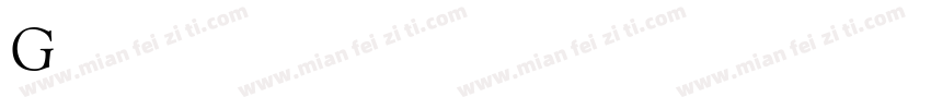 GoudyOldStyleT Italic字体转换